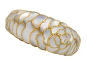 ANGELA CUMMINGS Mother of Pearl Floral Cuff