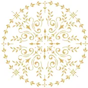 40 Inch Ceiling Medallion Stencil