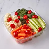 4-Square Mixed Veggie Tray