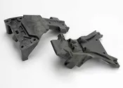 TRA5530 TRAXXAS Bulkheads, front (upper &amp; lower)