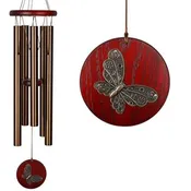 Habitats Chime - Bronze, Butterfly