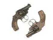 PAIR OF ENGRAVED  S&W NEW DEPARTURE “BICYCLE MODEL” REVOLVERS