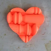 Reclaimed Piano Spindle Hearts