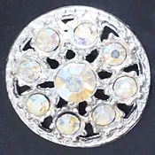 Crystal Rhinestone Button