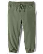 Baby And Toddler Boys Quick Dry Stretch Pull On Jogger Pants - Green