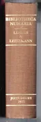 A Bibliography of Numismatic Books Printed Before 1800 … with the Supplement to 1866 by J. Leitzmann