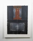 1970s Textural Painting by Lou Fink NYC — Tandem Antiques & Design