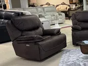 Mina Chocolate Power Recliner