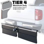 Tier 4 (Maximum Duty Single Rubber Flap and Single Brush Strip)