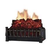 Rustic Electric Log Set with Projector & Heater
