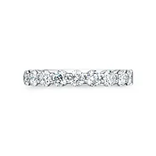 0.99tcw Serena Half Diamond Eternity Band