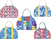 Batiked Organic Cotton Weekend Bag