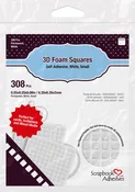 3D Foam Squares - White, Small by 3L Scrapbook Adhesives