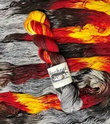 Black Cat Fibers – Eye of Sauron Nomad Sock | Superwash Merino & Nylon, 463 Yards