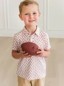 Boys Just like Dad Football Polo