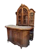 6' 4" French Rococo Walnut —  .