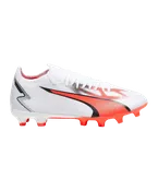 Puma Men's Ultra Match FG-White-Black-Fire Orchid