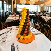 Autumn – Chocolate Covered Strawberry Tower Centerpiece