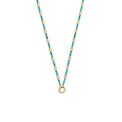 Element | Element Open Chain with Annex Link | Turquoise, Yellow Gold