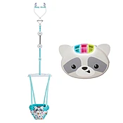 2-in-1 Music & Lights Doorway Jumper - Raccoon