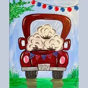 Art To Go paint kit "Cotton Pickin' Fun" | The Painted Petal | Art Design Studio | Sanford NC