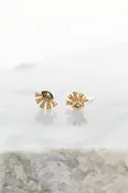 Aztec Sun Diamond Eye Stud