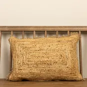 Earth Weave Jute Lumbar Pillow