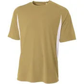 A4 Men's Performance Color Block Crew Shirt