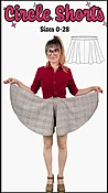 Circle Shorts Skort PDF Sewing Pattern