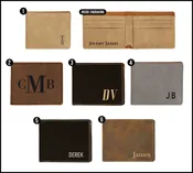 Bifold Leatherette Wallet