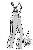 103 – Women's High Waisted Warm-up Pattern