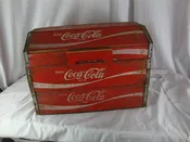Vintage Coca Cola Crate Hinged Treasure Trunk Chest