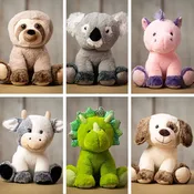 10.5" Around-the-World Animal Friends