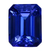 2.50ct AAAA Emerald cut Certified Tanzanite 9.00×7.00mm