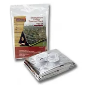 Grizzly Gear Emergency Survival Mylar Thermal Reflective Cold Weather Shelter Tube Tent – 8′ X 3′