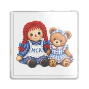 Custom Cut Statue — Personalized Rag Doll & Teddy Figurine