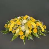 Golden Road Casket Spray