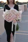 Bouquet of Blush  Roses  Ramo Bouchon
