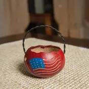 American Flag - Small Basket