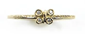 14 kt and diamond Rings (4 Kinds)