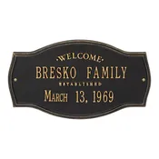 Heirloom Personalized Welcome Wall Plaque