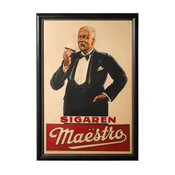 Art Deco Sigaren Maestro Poster Cigars — High Style Deco