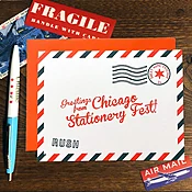 chicago stationery fest airmail