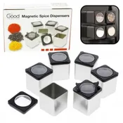 Good Cooking Magnetic Spice Dispensers – 6 Pack