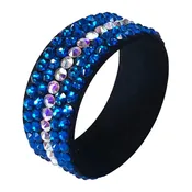 Bracelet - Capri Blue & Crystal AB