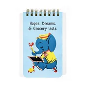 Hopes, Dreams & Grocery Lists - Spiral Memo Notepad