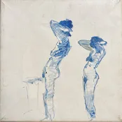 Philip Sutton Acrylic on Canvas 1965 Ann Watkins