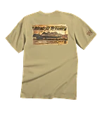 Alcatraz Brewery - Beer Dyed Short Sleeve Crewneck T-Shirt