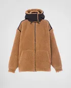 Double fleece and recycled technical fabric jacket