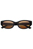 Ameli Acetate Cat-Eye Sunglasses - Black